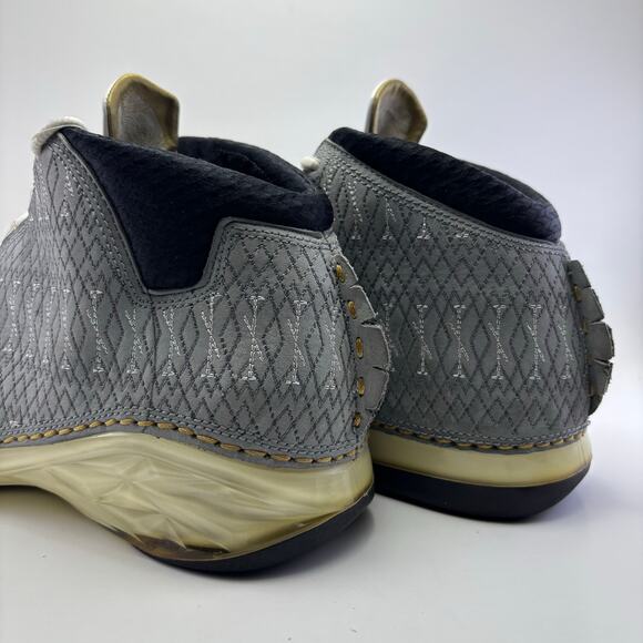 NIKE AIR JORDAN 2008 Retro OG 23 Xx3 White Stealth Shoes Mens Size 11 - Picture 9 of 12